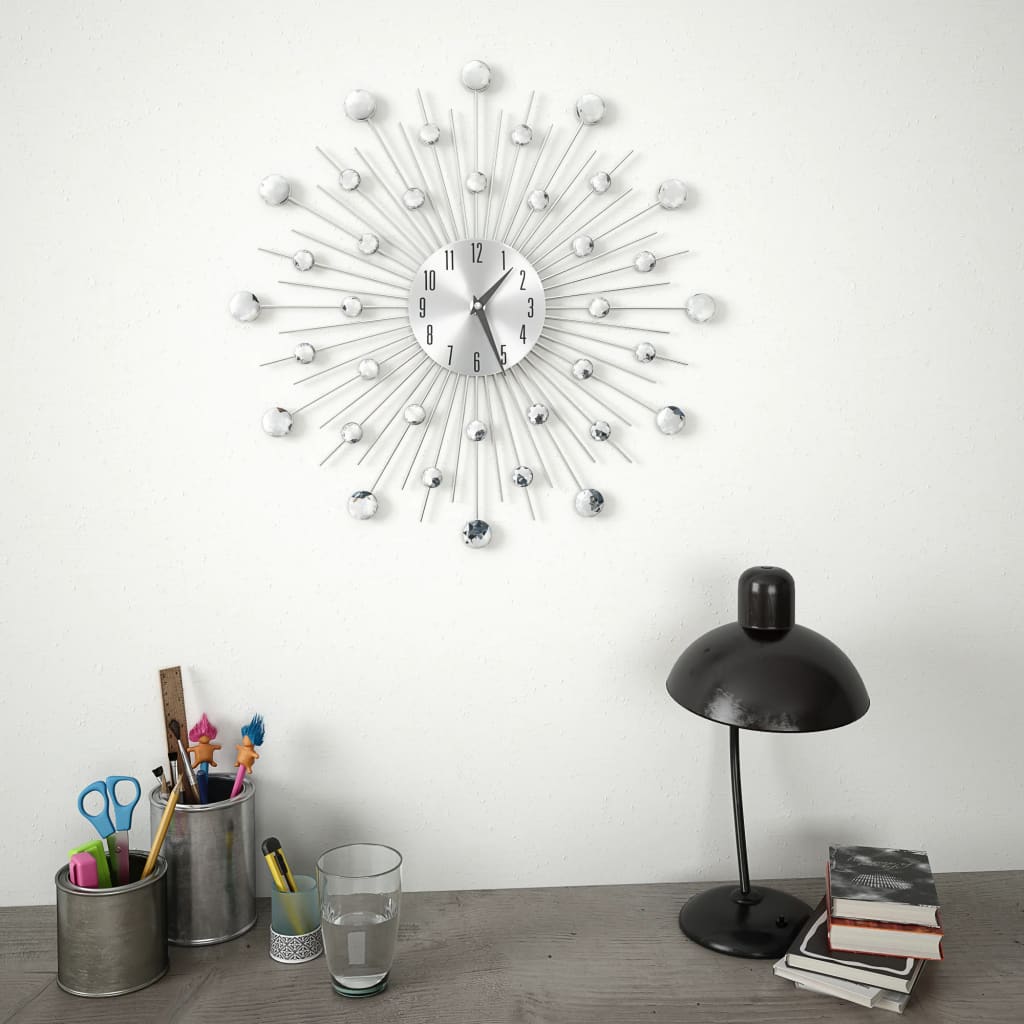 Vidaxl väggklocka med kvartsmekanism 50 cm modern design