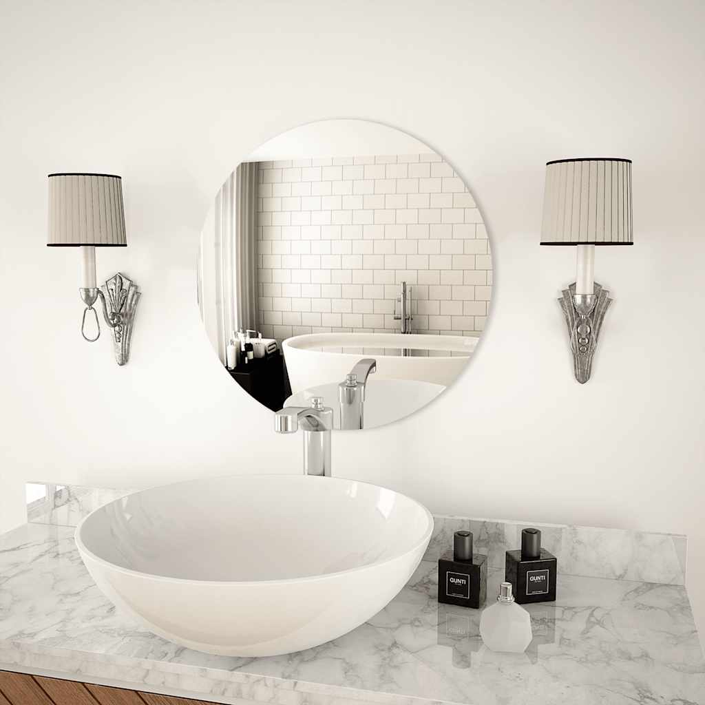 VidaXL wall mirror around 50 cm glass