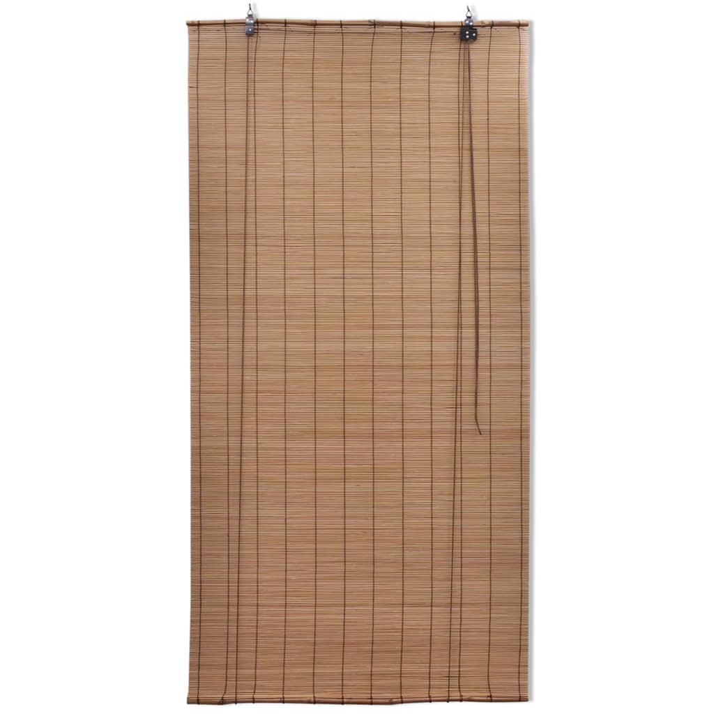 Vidaxl Roller Slepa 150x160 cm bambusova rjava