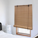 Vidaxl Roller Slepi 100x220 cm bambusova rjava