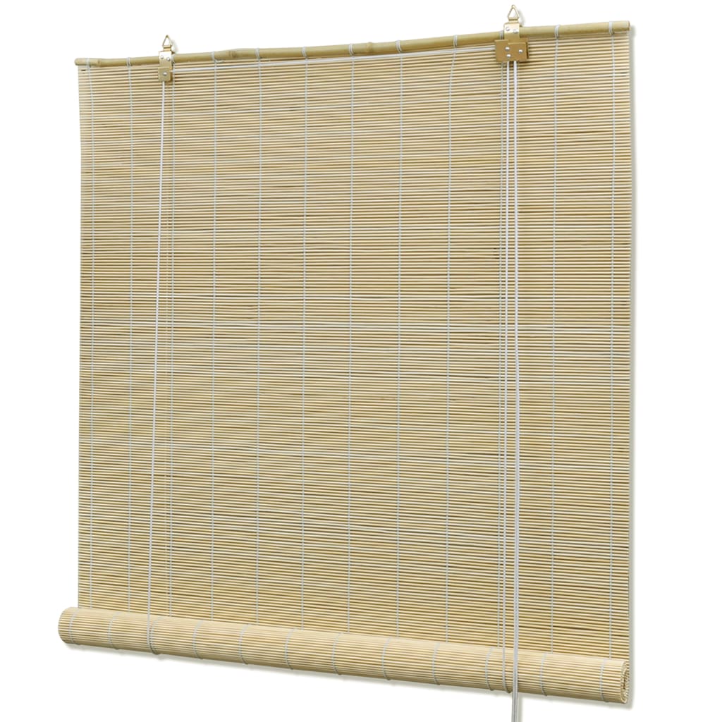 Vidaxl Roller Blind 100x220 cm Bamboo Natural