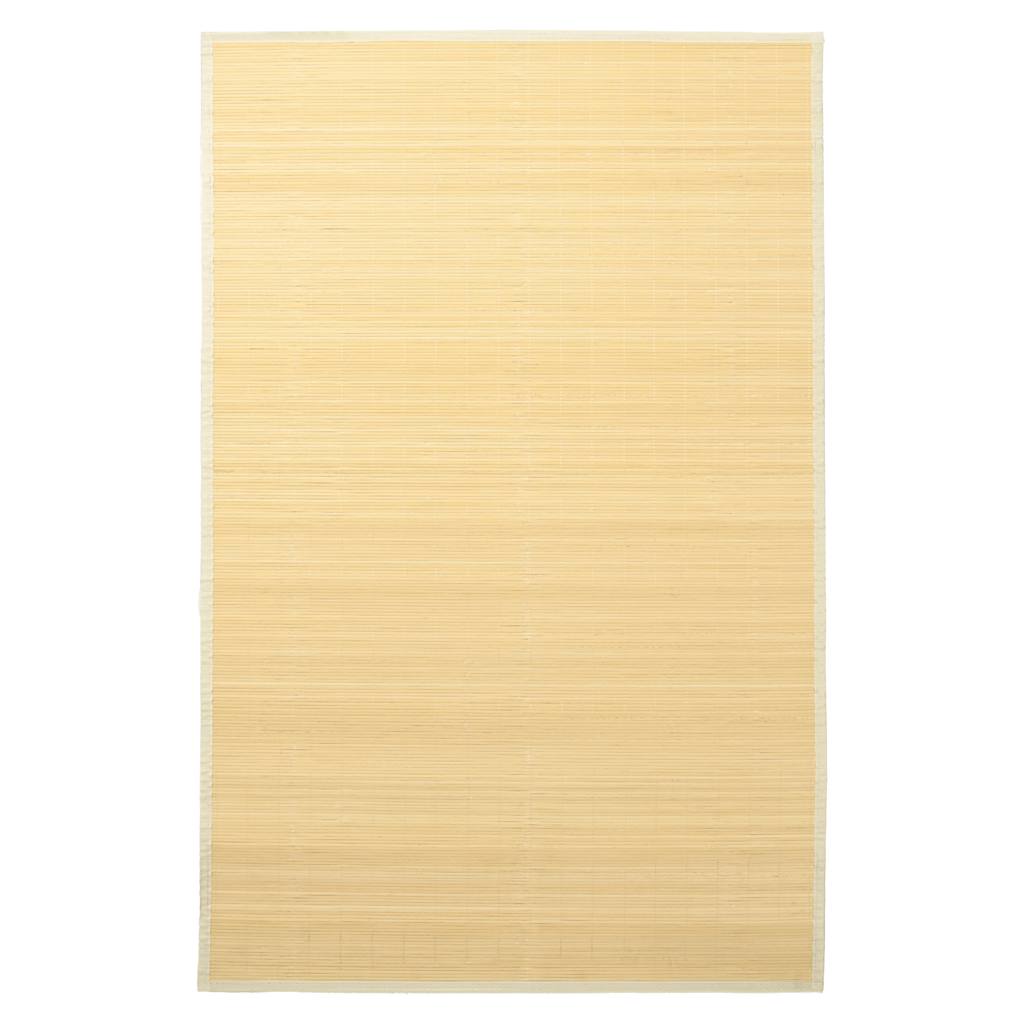 Vidaxl Carpet 100x160 cm bamboo natural