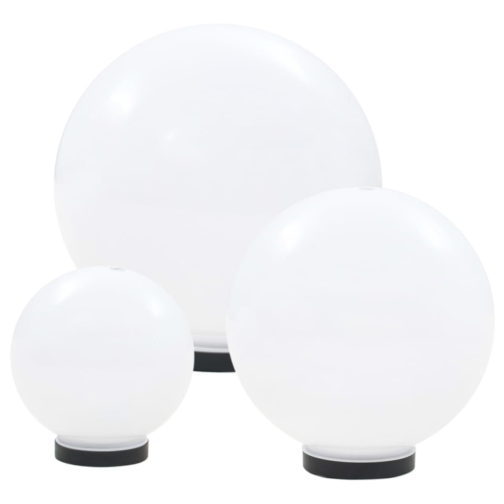 Vidaxl LED bulb lamps around 20 30 40 cm PMMA 3 pcs