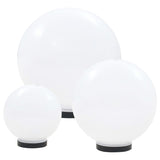 Vidaxl LED bulb lamps around 20 30 40 cm PMMA 3 pcs