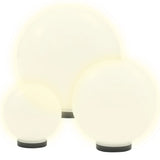 Vidaxl LED bulb lamps around 20 30 40 cm PMMA 3 pcs