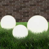 Vidaxl LED bulb lamps around 20 30 40 cm PMMA 3 pcs
