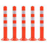Vidaxl -trafikk hauger 75 cm plast 5 stk
