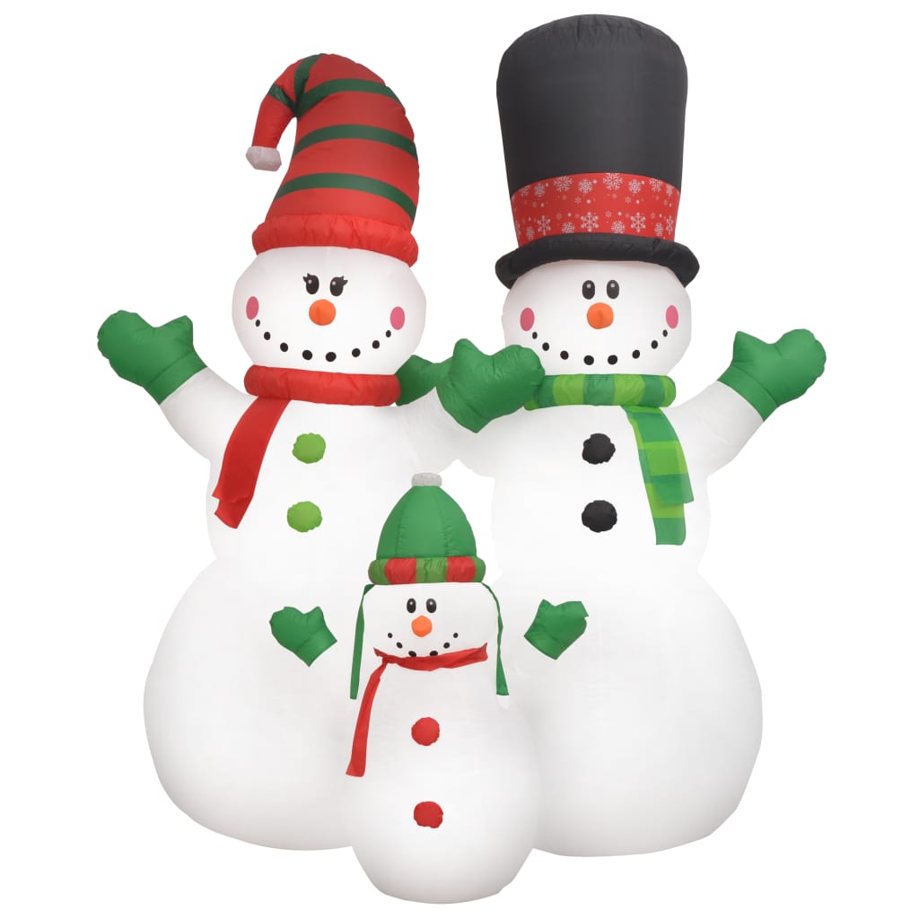 Vidaxl Božične lutke Snip Dolls Santa Infutable LED IP44 240 cm