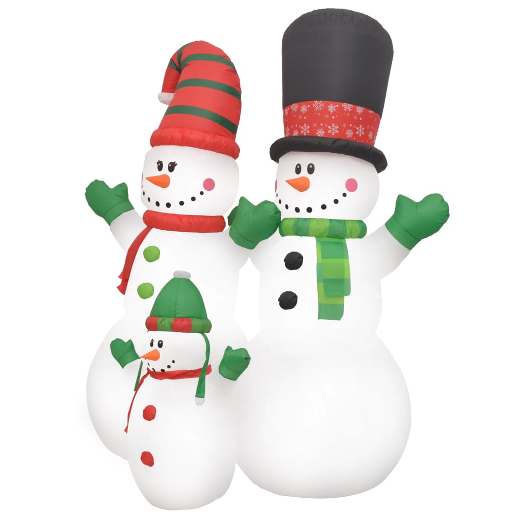 Vidaxl Božične lutke Snip Dolls Santa Infutable LED IP44 240 cm