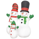Vidaxl Božične lutke Snip Dolls Santa Infutable LED IP44 240 cm