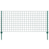 Vidaxl hek 20x1,5 m stalowy zielony