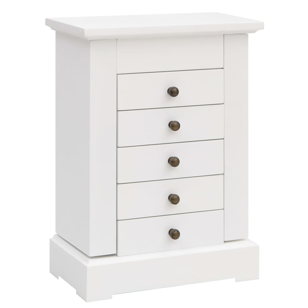 Vidaxxl jewelry cabinet with mirror 25x13.5x34 cm mdf