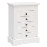 Vidaxxl jewelry cabinet with mirror 25x13.5x34 cm mdf