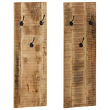 Vidaxl Wall Hood Stells 2 ST 36x110x3 cm Solid mango wood