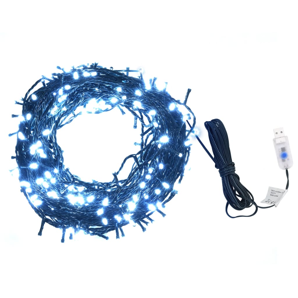 Vidaxl Light cord 400 LEDs for inside and outside 40 m cold white