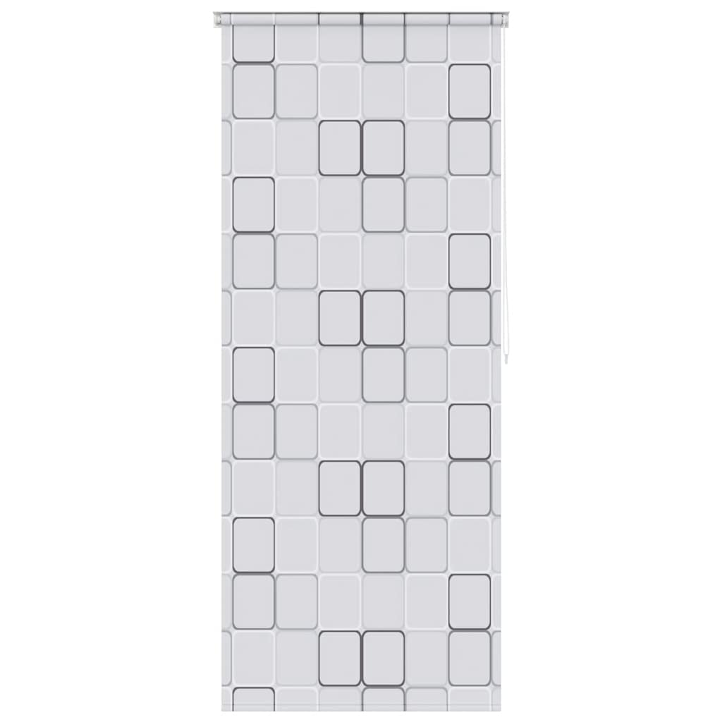 Vidaxl Roller cego para o chuveiro 80x240 cm quadrado
