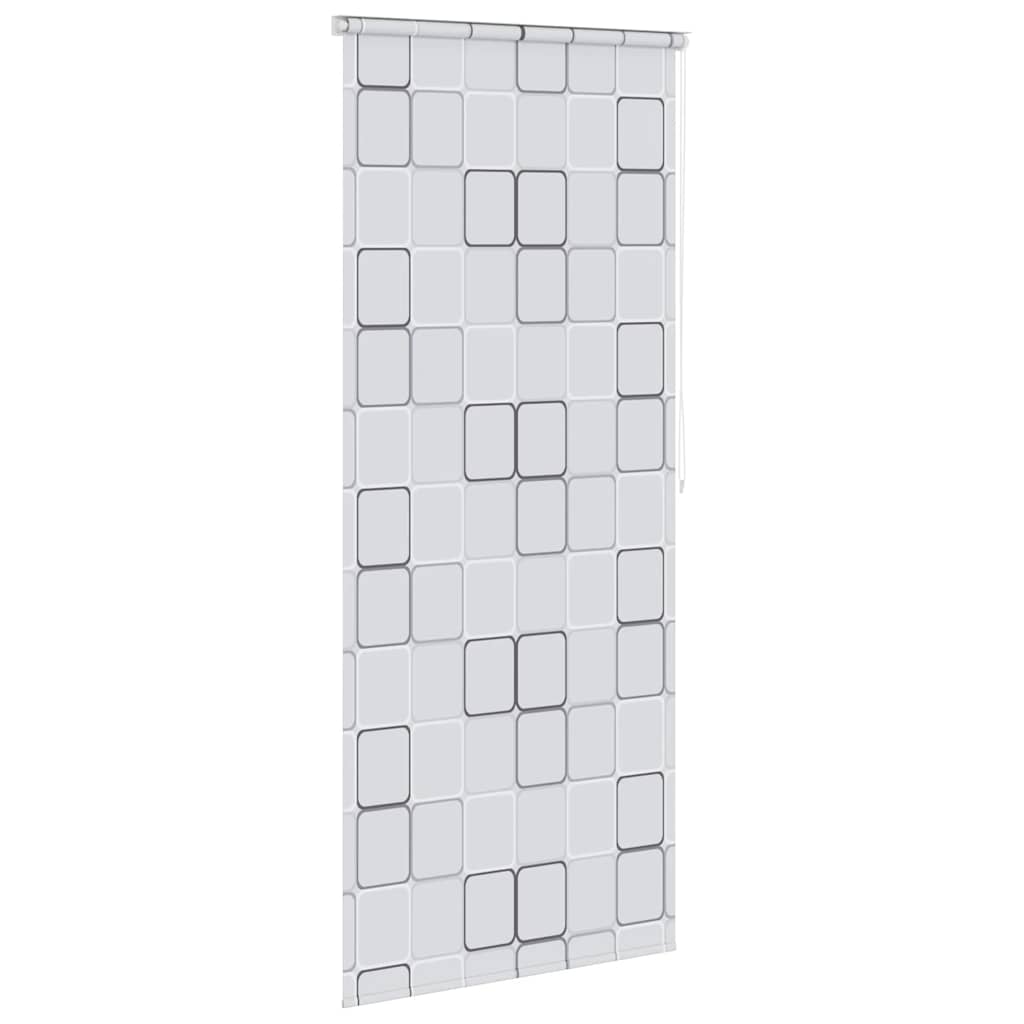 Vidaxl Roller cego para o chuveiro 80x240 cm quadrado