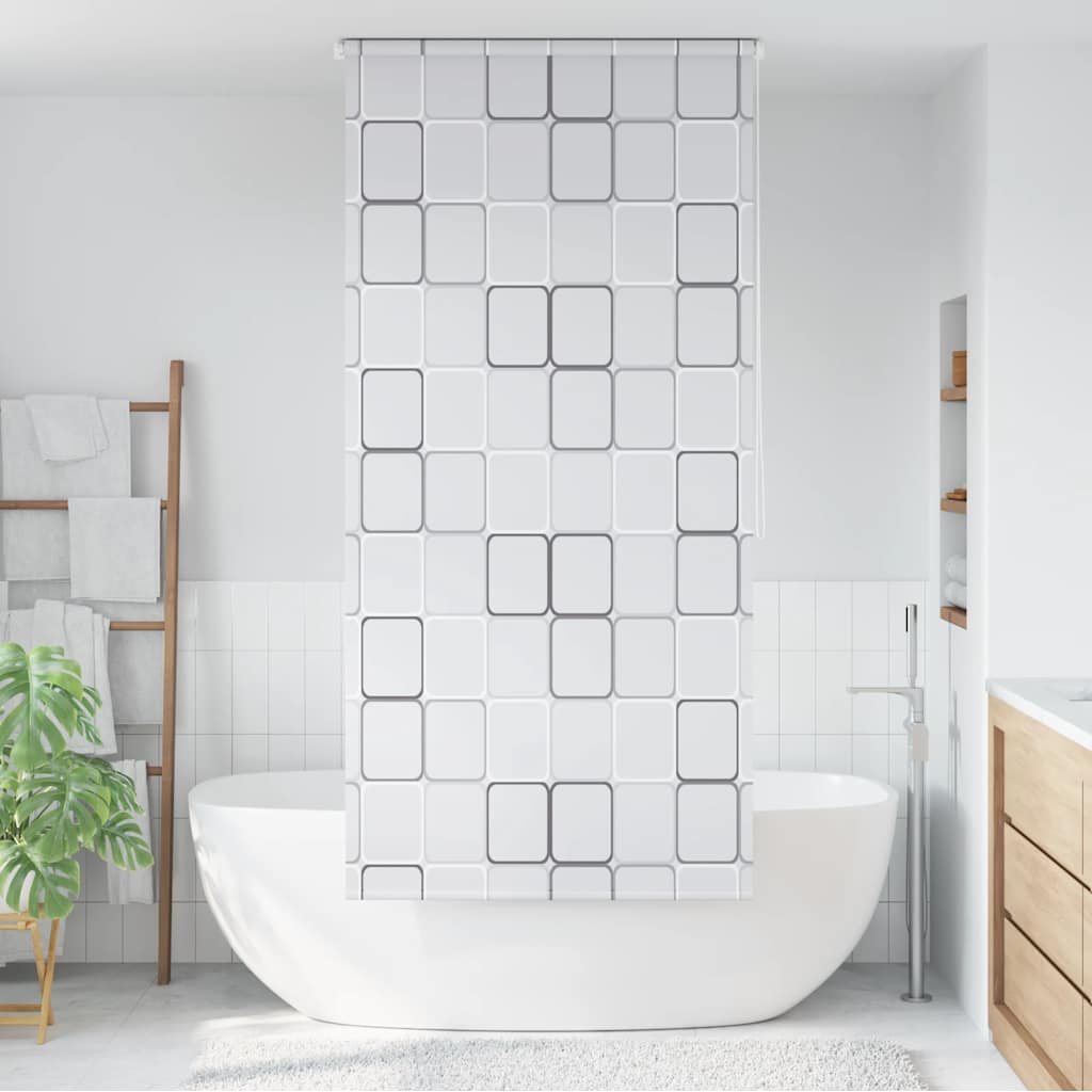 Vidaxl Roller Blind för dusch 100x240 cm fyrkant