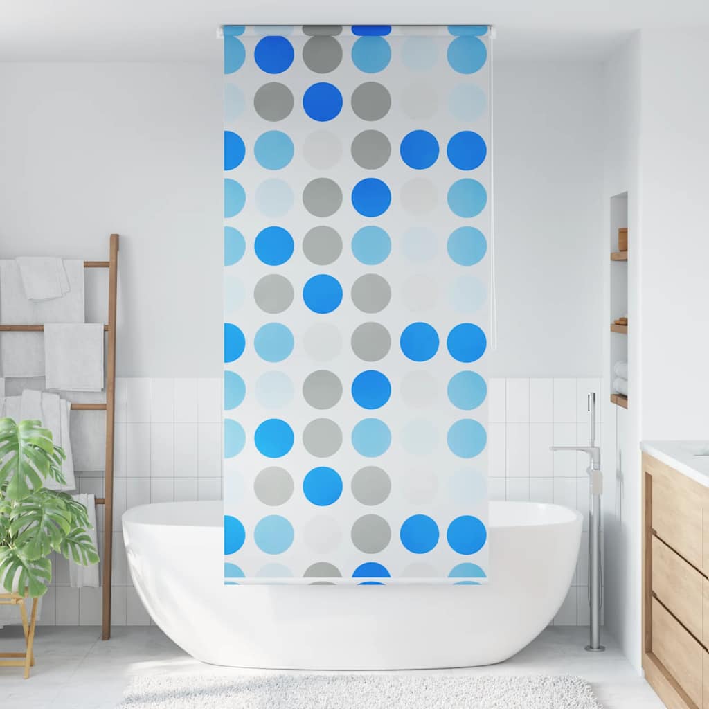 Vidaxl Roller blind for shower 80x240 cm circle
