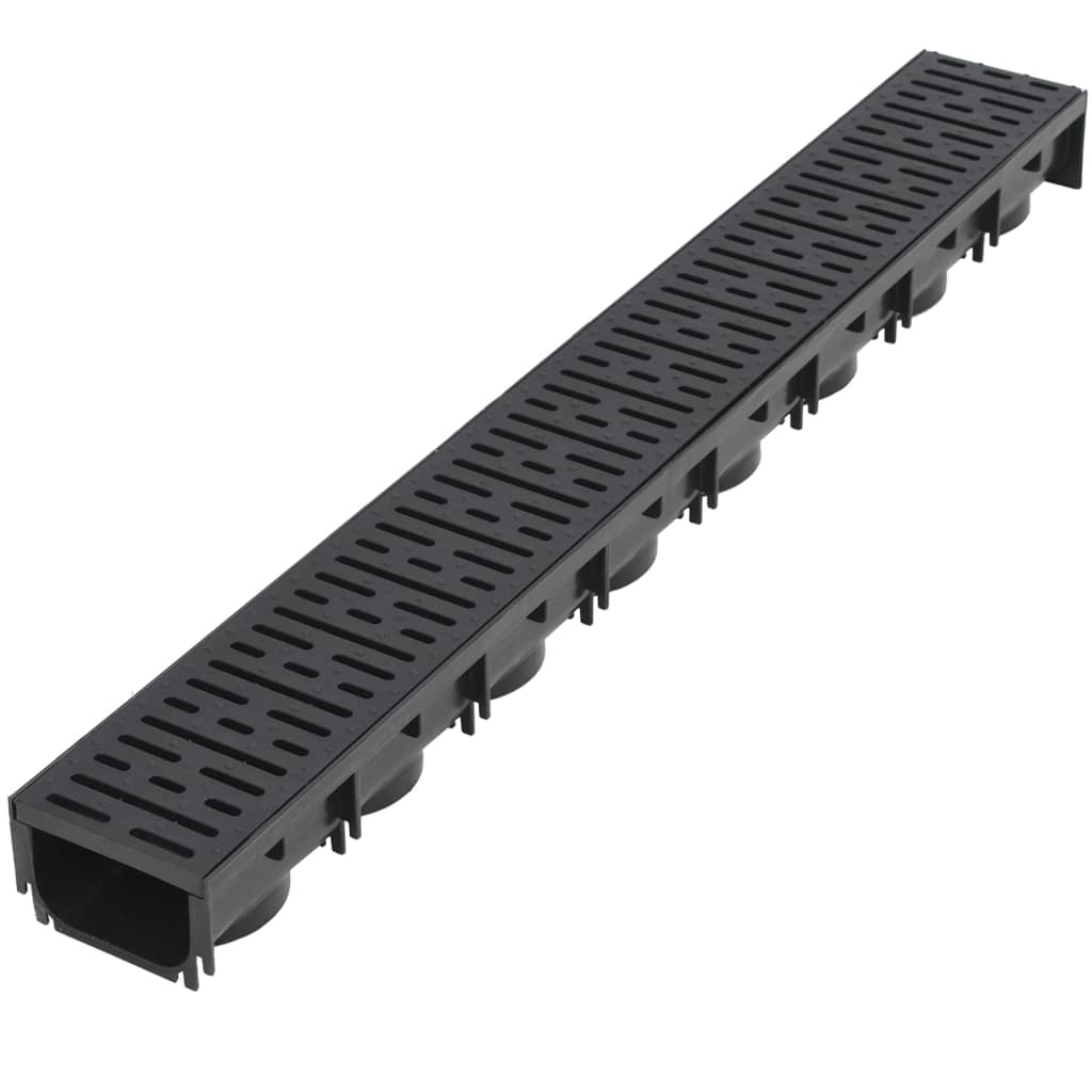 VidaXL drain gutter 1 m plastic