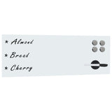 Vidaxl Whiteboard for the wall Magnetic 60x20 cm Glass