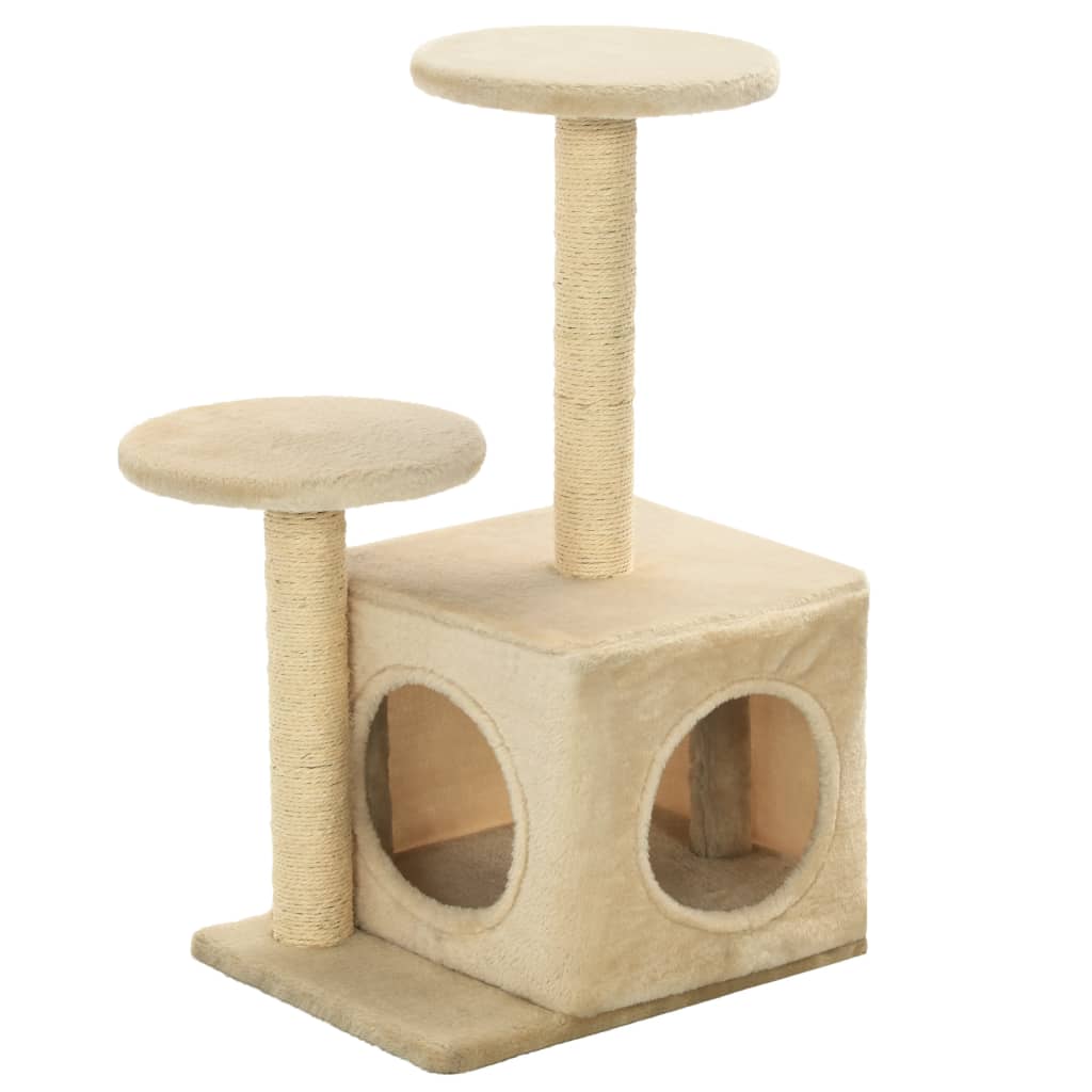 Vidaxl Cat Scrating Post z Sisal Scrating Posts 60 cm Beige