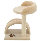VidaXL cat scratching post with sisal scratching post 40 cm beige and brown