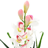 Planta artificial Vidaxl con orquídea de macidio de maceta 100 cm verde