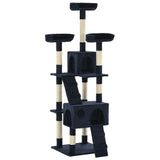 Vidaxl Cat Scraping Post med sisal skrabende stillinger 170 cm blå