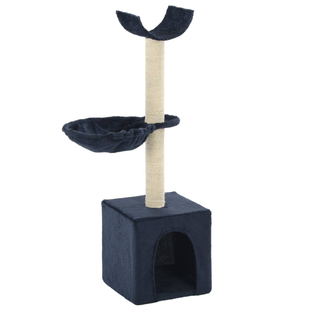 Vidaxl Cat Scraping Post z Sisal Scrating Posts 105 cm Blue