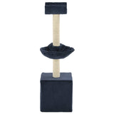 Vidaxl Cat Scraping Post z Sisal Scrating Posts 105 cm Blue