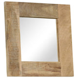 Vidaxl Mirror 50x50 cm pevné dřevo manga