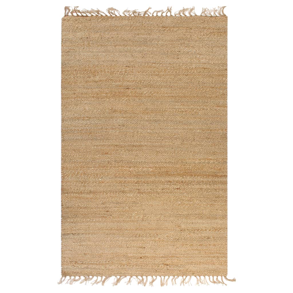 Vidaxl rug 120x180 cm hand -woven jute of course