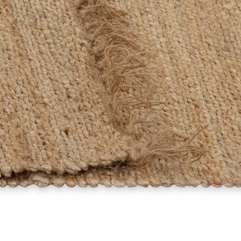 Vidaxl rug 120x180 cm hand -woven jute of course