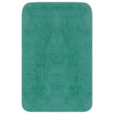 Vidaxl badmattenset stof turquoise 3-delig