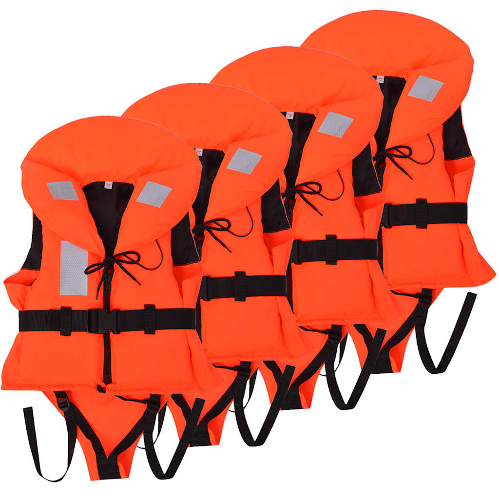 Vidaxl chaquetas para natación para niños 100 n 10-20 kg 4 piezas