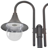 Vidaxl helleg Luuchte Gaart E27 220 cm Aluminium Bronze 2-Stéck