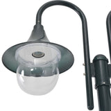 Vidaxl Pale Lighting Garden E27 220 CM Aluminum Dark green 2-piece