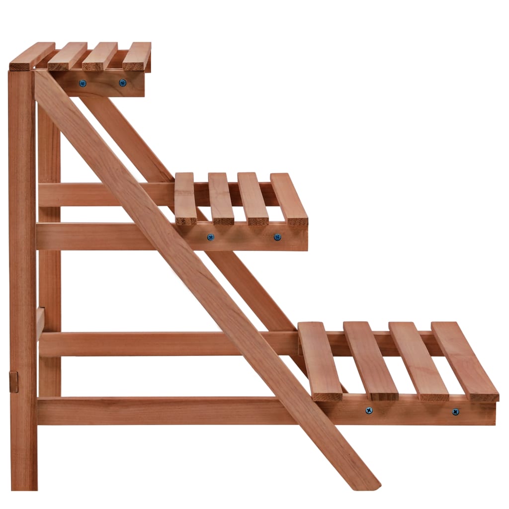 Vidaxl rastlinski standard 3-laags 48x45x40 cm cedra les