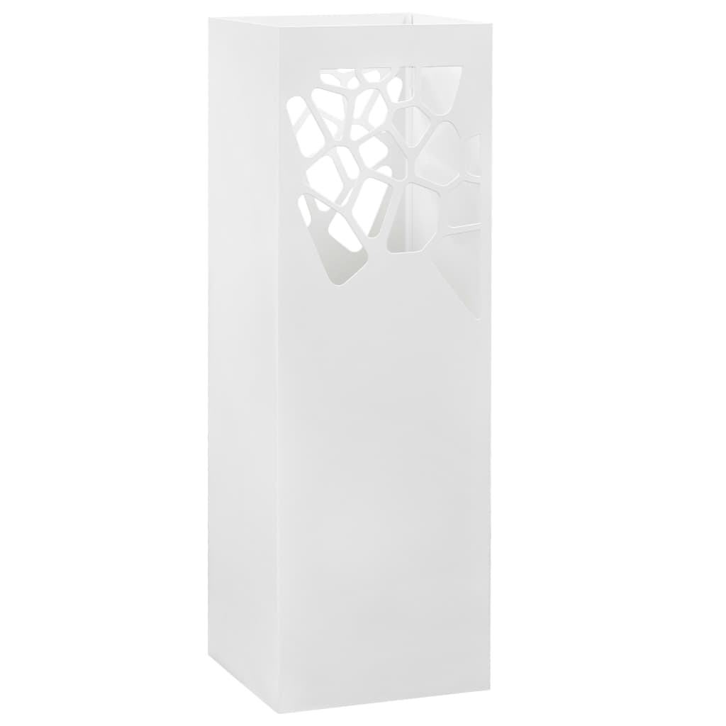 Vidaxl Umbrella Stone Stone Aço Branco