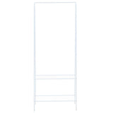 Vidaxl -Kleidungsständer 59x35x150 cm Weiß