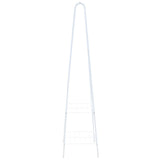 Vidaxl -Kleidungsständer 59x35x150 cm Weiß