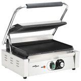 VidaXL Panini Grill grooved 2200 W 43x30.5x20 cm