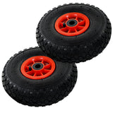 Ruote per camion a mano Vidaxl 2 pezzi 3.00-4 (245x82) in gomma