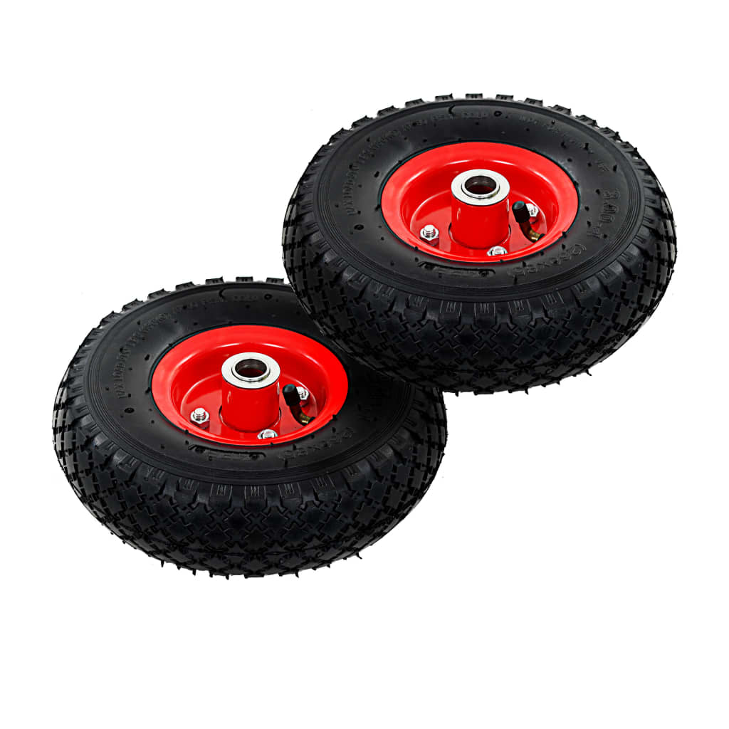 Roues de camion à main Vidaxl 2 PCS 3,00-4 (245x82)