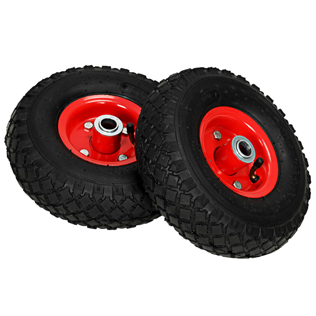 Roues de camion à main Vidaxl 2 PCS 3,00-4 (245x82)