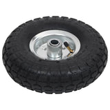 Vidaxl Hand Truck Wheels 4.10 3.50-4 (260x83) Caucho 2 PCS