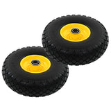 Vidaxl hand Camionrups 3.00-4 (260x85) zolidd Pu 2 PCs