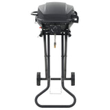 Vidaxl Gasbarbecue s prenosno črno