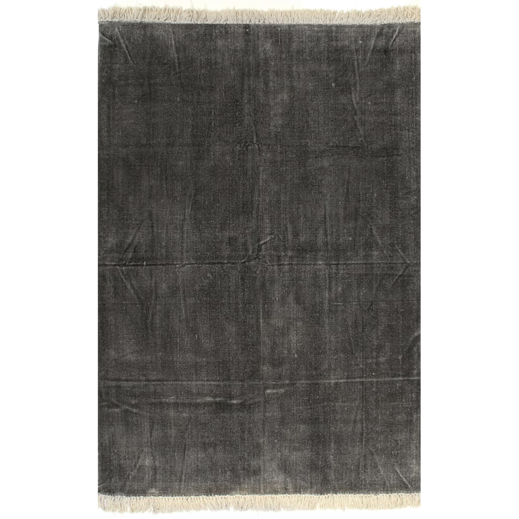 Vidaxl Kelim rug 120x180 cm cotton anthracite